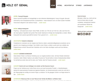 Tablet Screenshot of holz-ist-genial.de